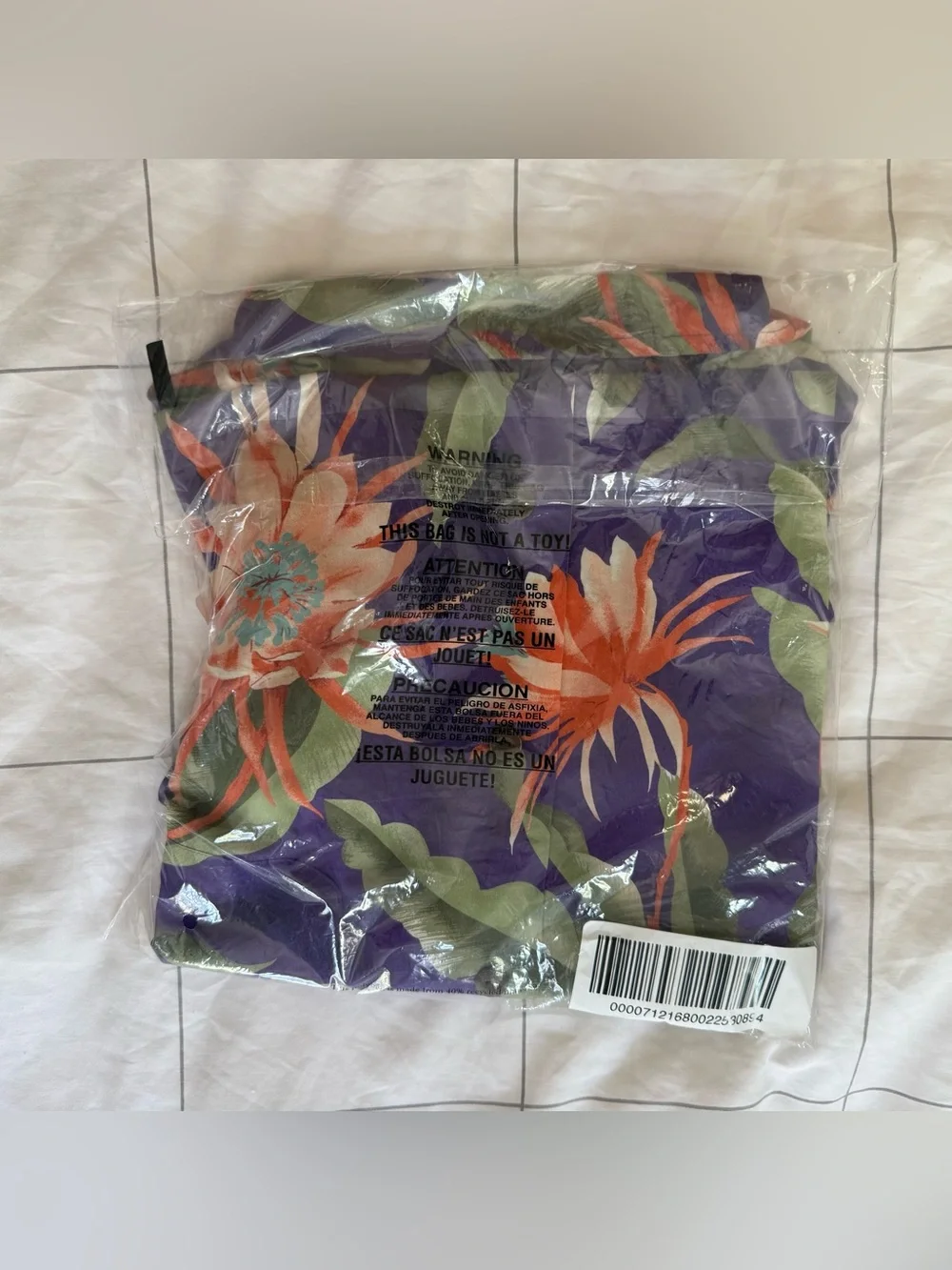 Polo Ralph Lauren Classic Fit Tropical Floral Camp Shirt Purple South Floral XL